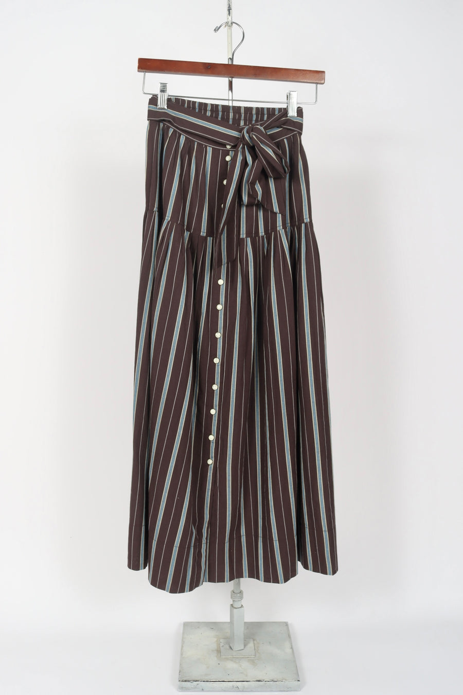 The Highland Skirt - Billiard Stripe