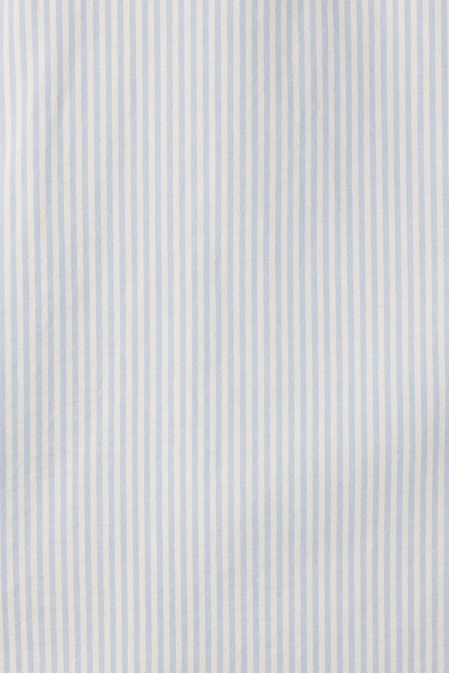 Sara "B" Henley Shirt - Light Blue Oxford Stripe