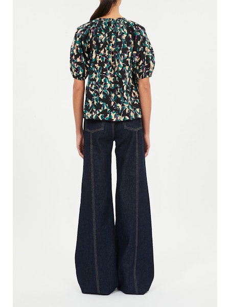 Loli Short Sleeve Blouse - Kaleidoscope