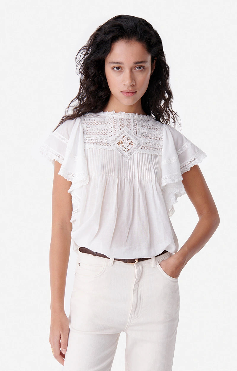 Calisson Blouse - Blanc