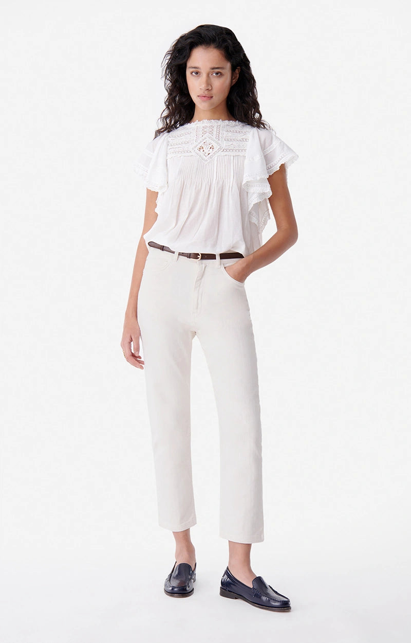 Calisson Blouse - Blanc