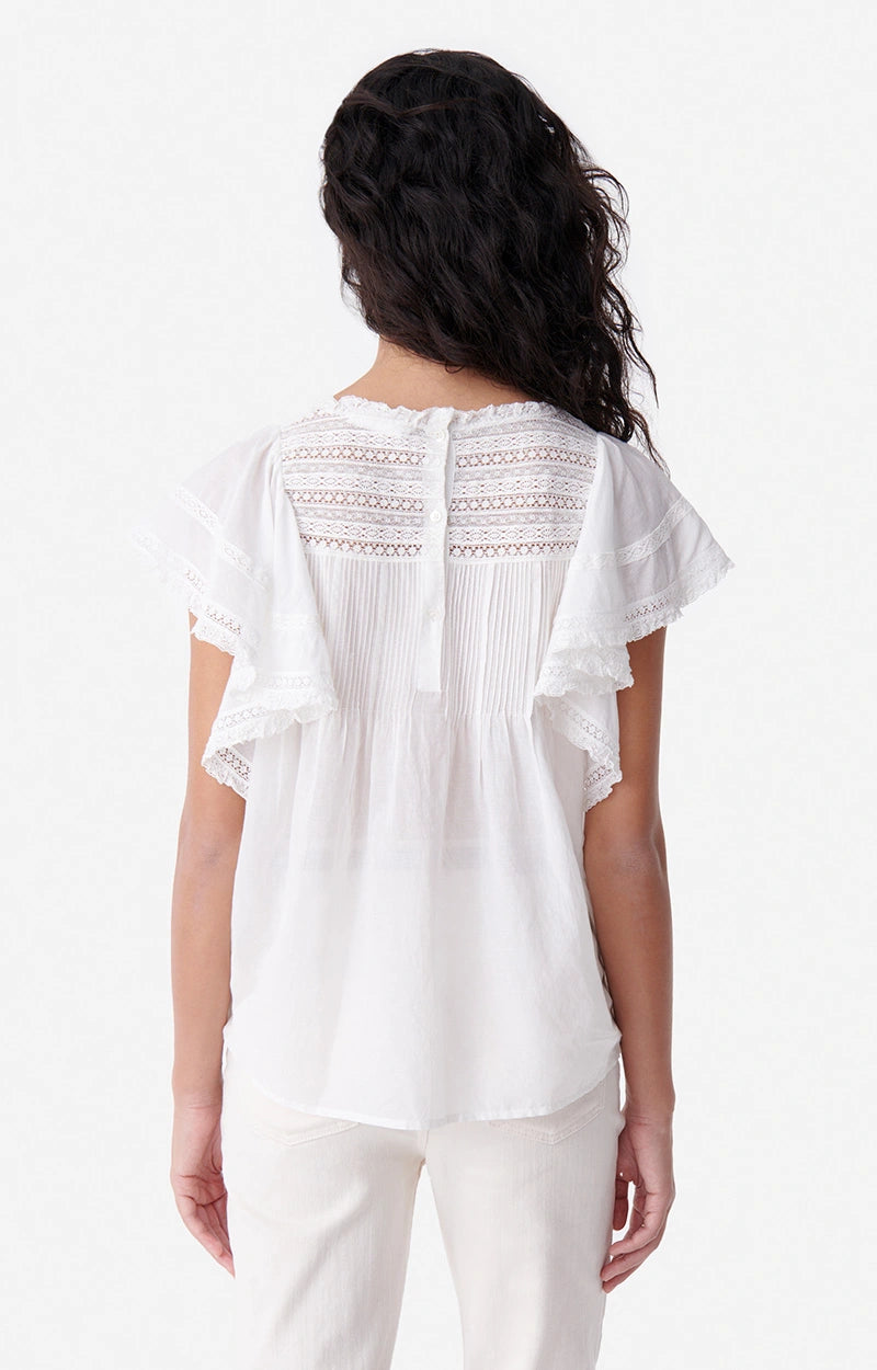 Calisson Blouse - Blanc