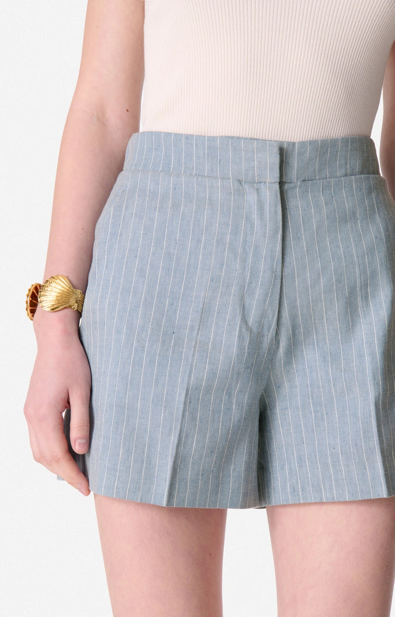 Elisam Short - Blanc/Bleu