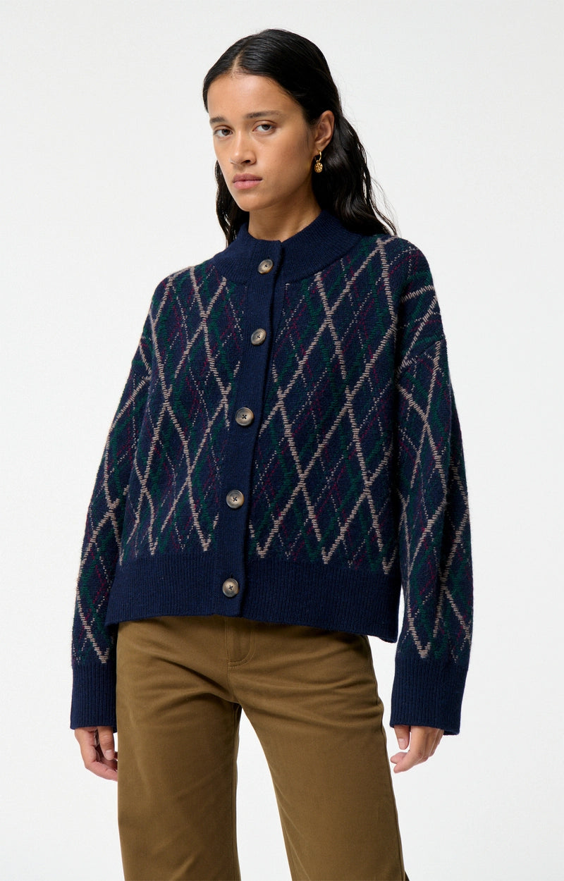 Firenze Cardigan - Navy Blue