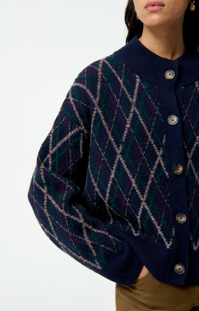 Firenze Cardigan - Navy Blue
