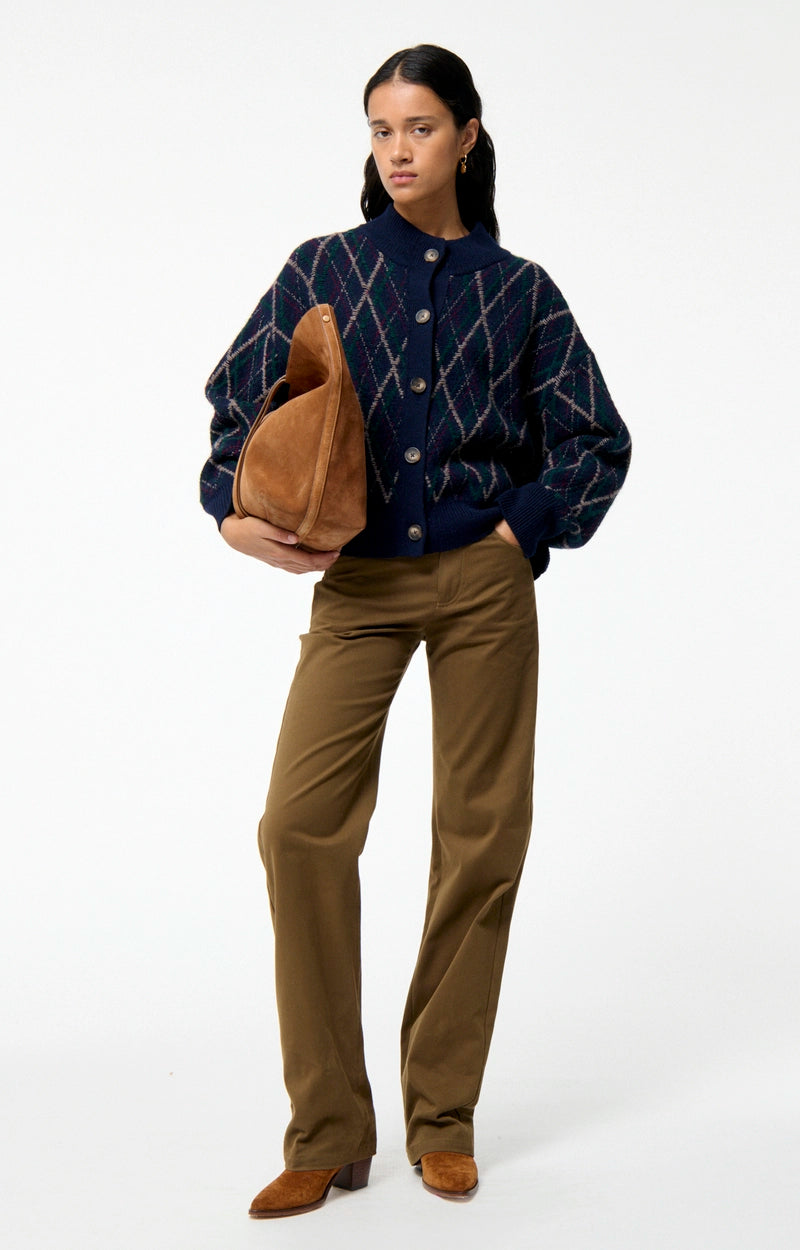 Firenze Cardigan - Navy Blue