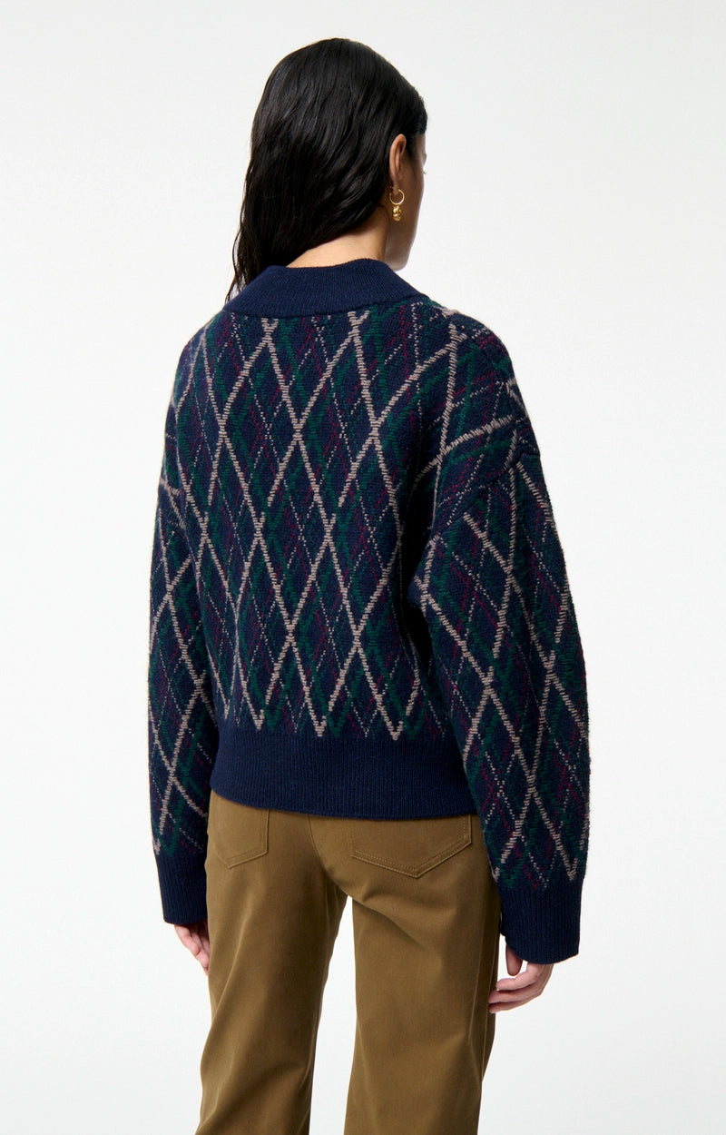 Firenze Cardigan - Navy Blue