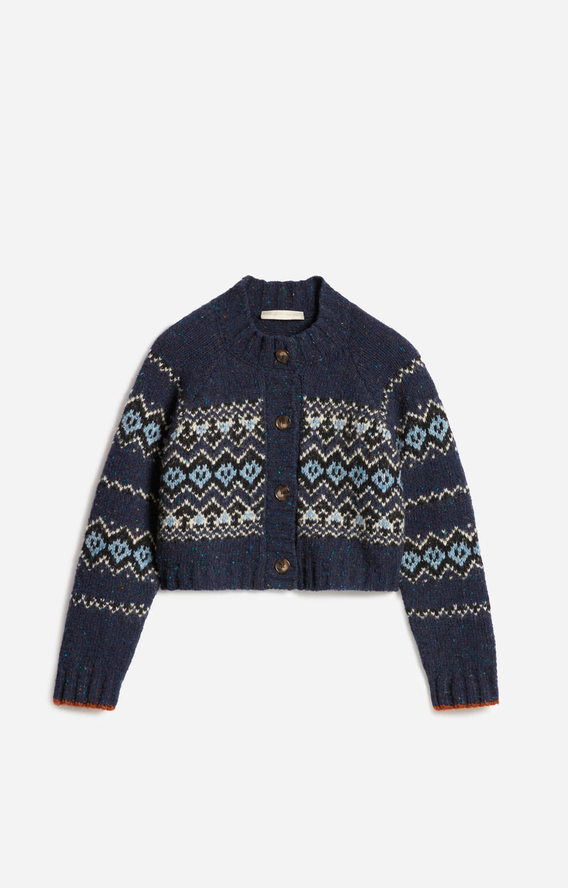 Damas Cardigan - Navy Blue
