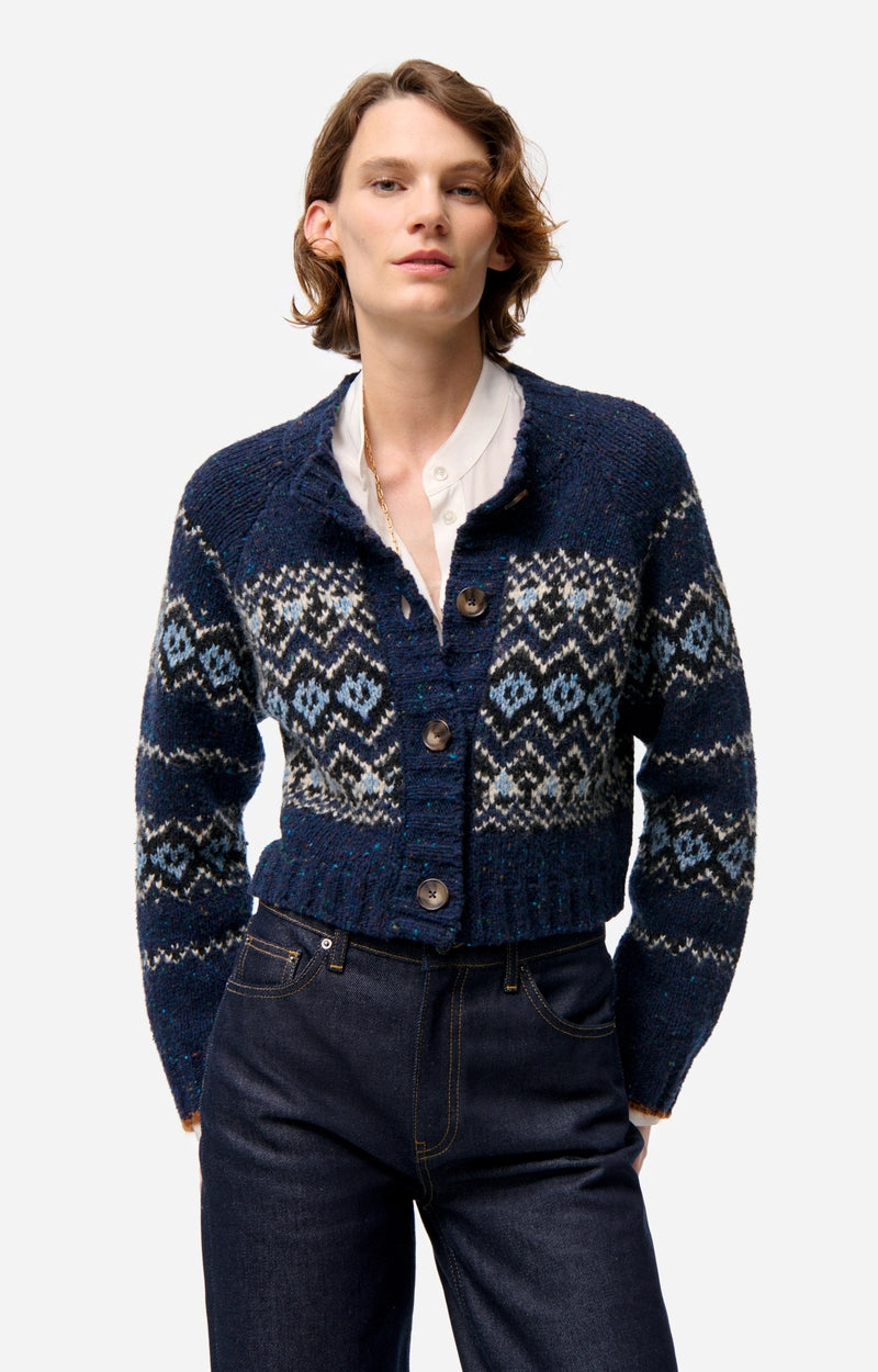 Damas Cardigan - Navy Blue