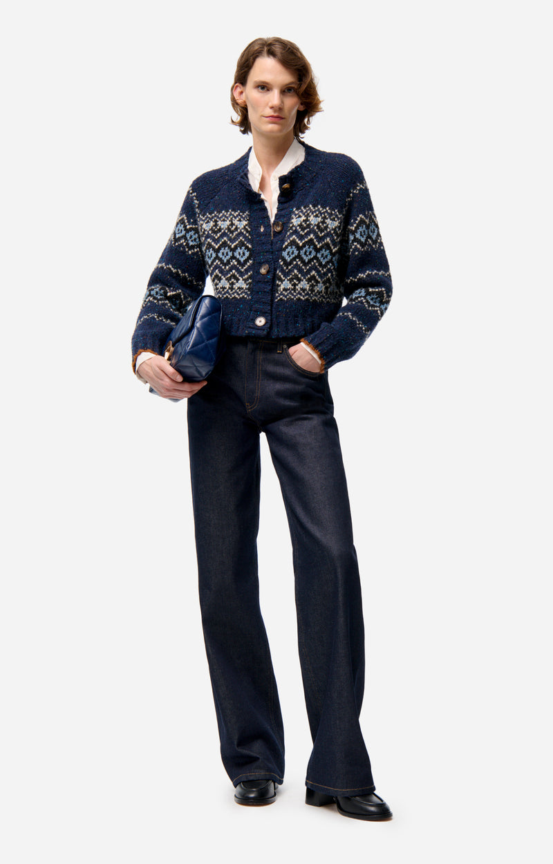 Damas Cardigan - Navy Blue