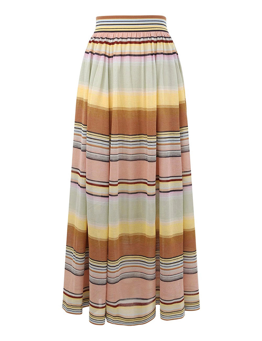 Coco Stripe Circle Skirt - Stripe