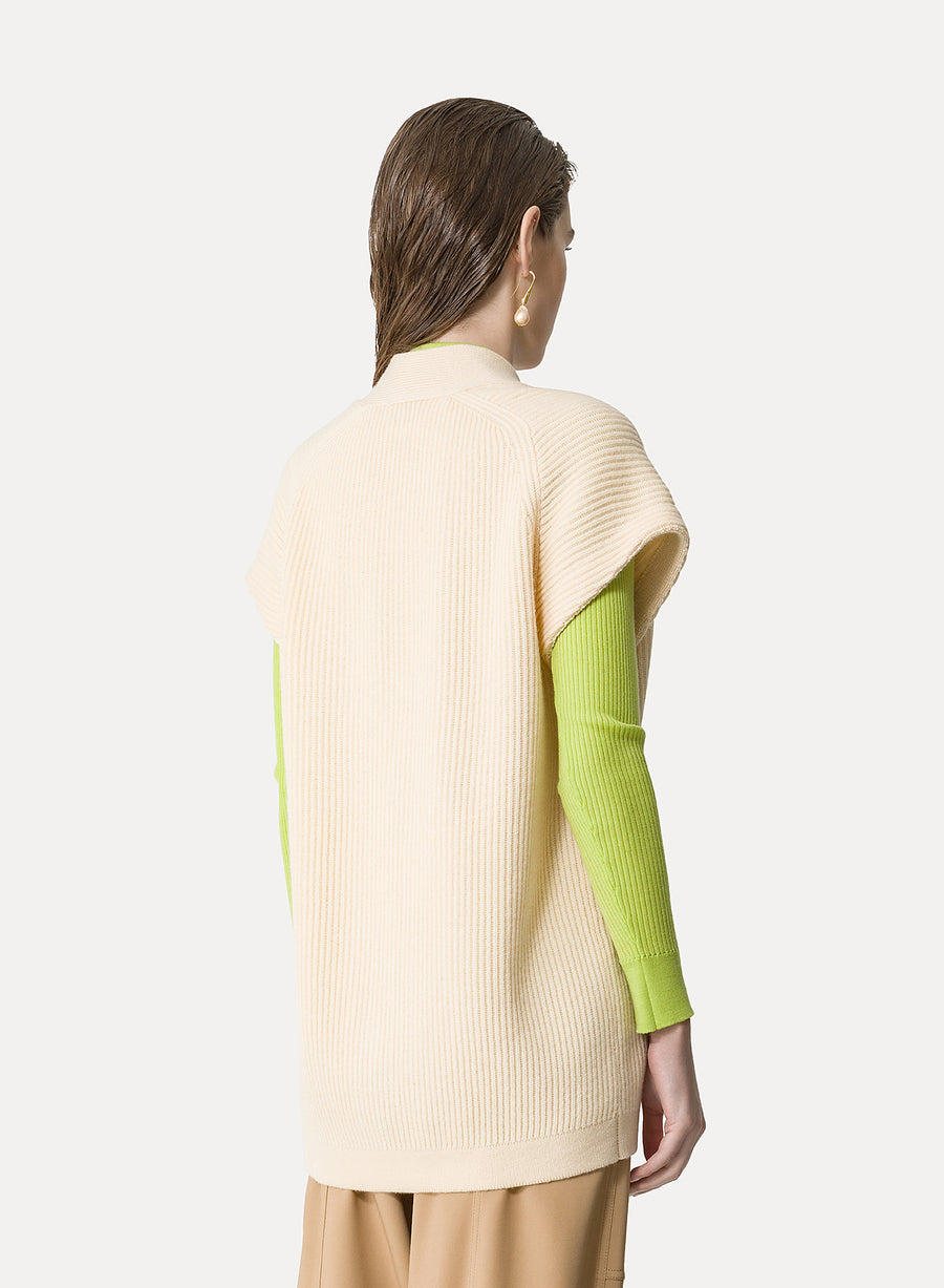 13643_My Knit - Oversized Vest - Mou