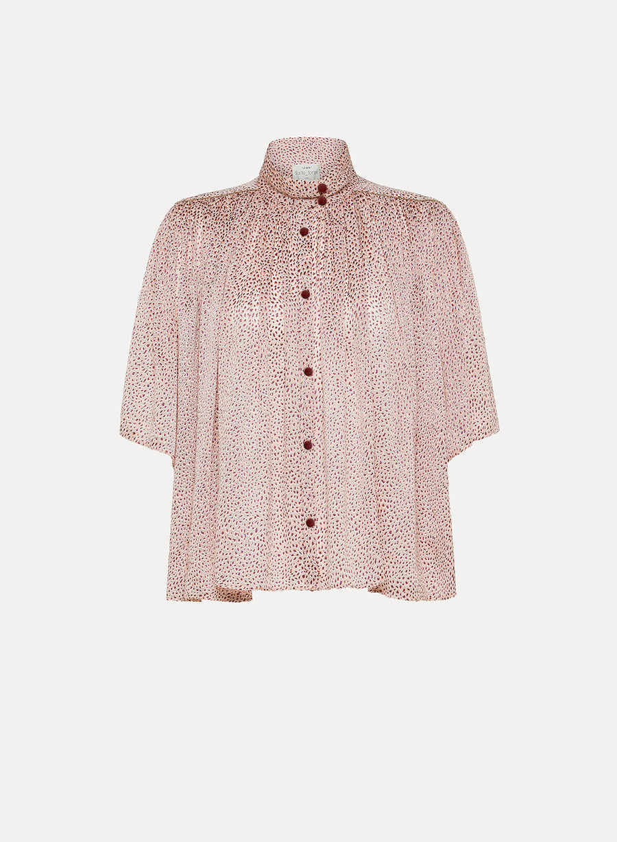 14124_My Shirt - "Les Petites Pois" Shirt - Rubis