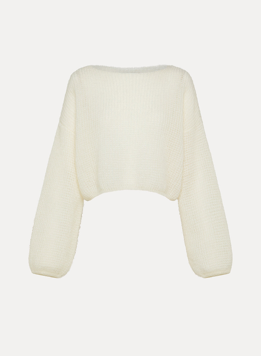 14442_My Sweater - Waffle Mohair Sweater - Neve