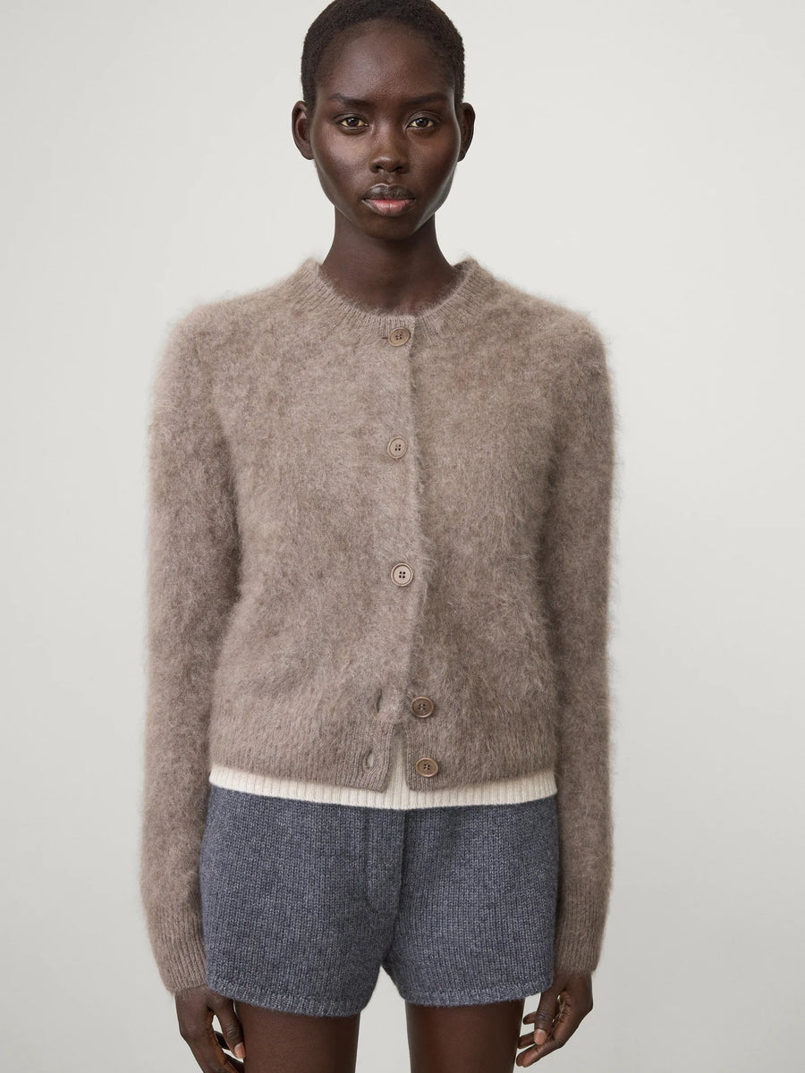 Azalea Cardigan - Graphite Brushed