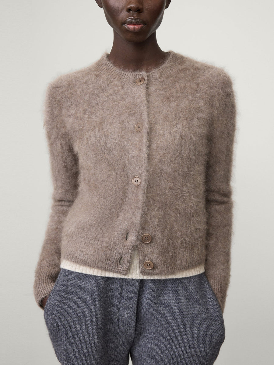 Azalea Cardigan - Graphite Brushed
