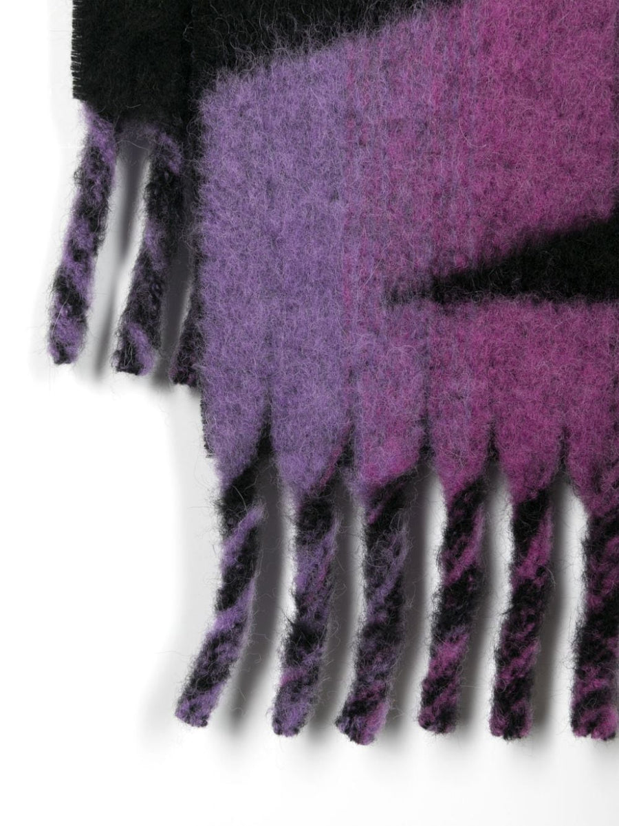 Loliana Scarf - Purple/Black