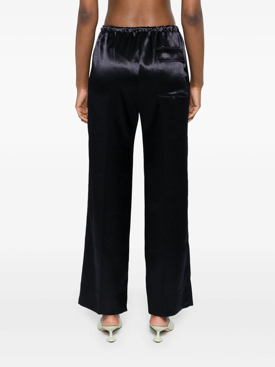 13275_My Pants - Shining Satin Pants - Notte