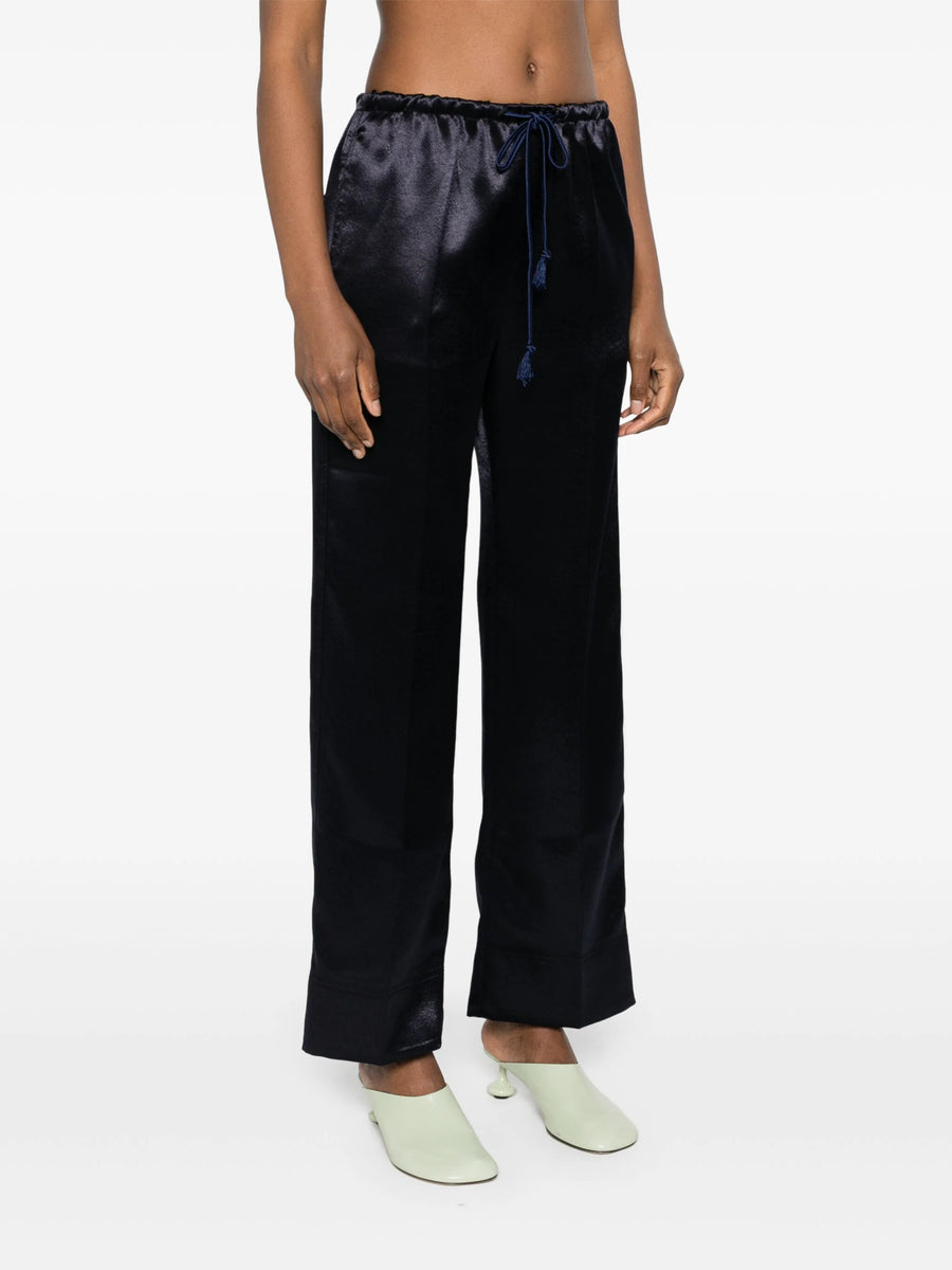 13275_My Pants - Shining Satin Pants - Notte