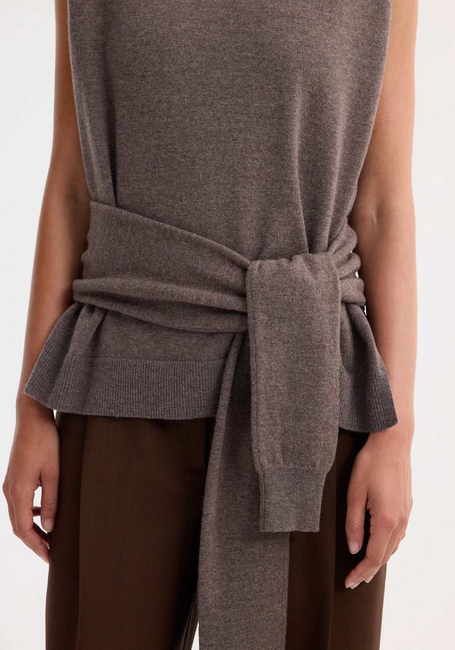 Multiple-Way Double-Layered Top - Mud Melange