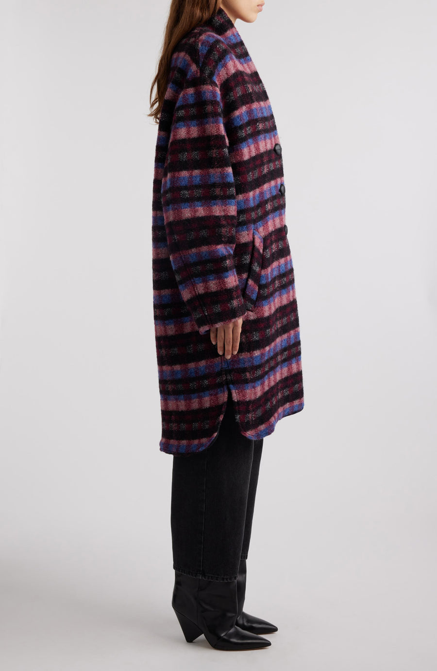 Gabriel Coat - Pink/Plum