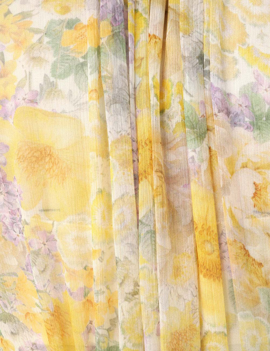 Harmony Flutter Dress - Citrus Garden Print