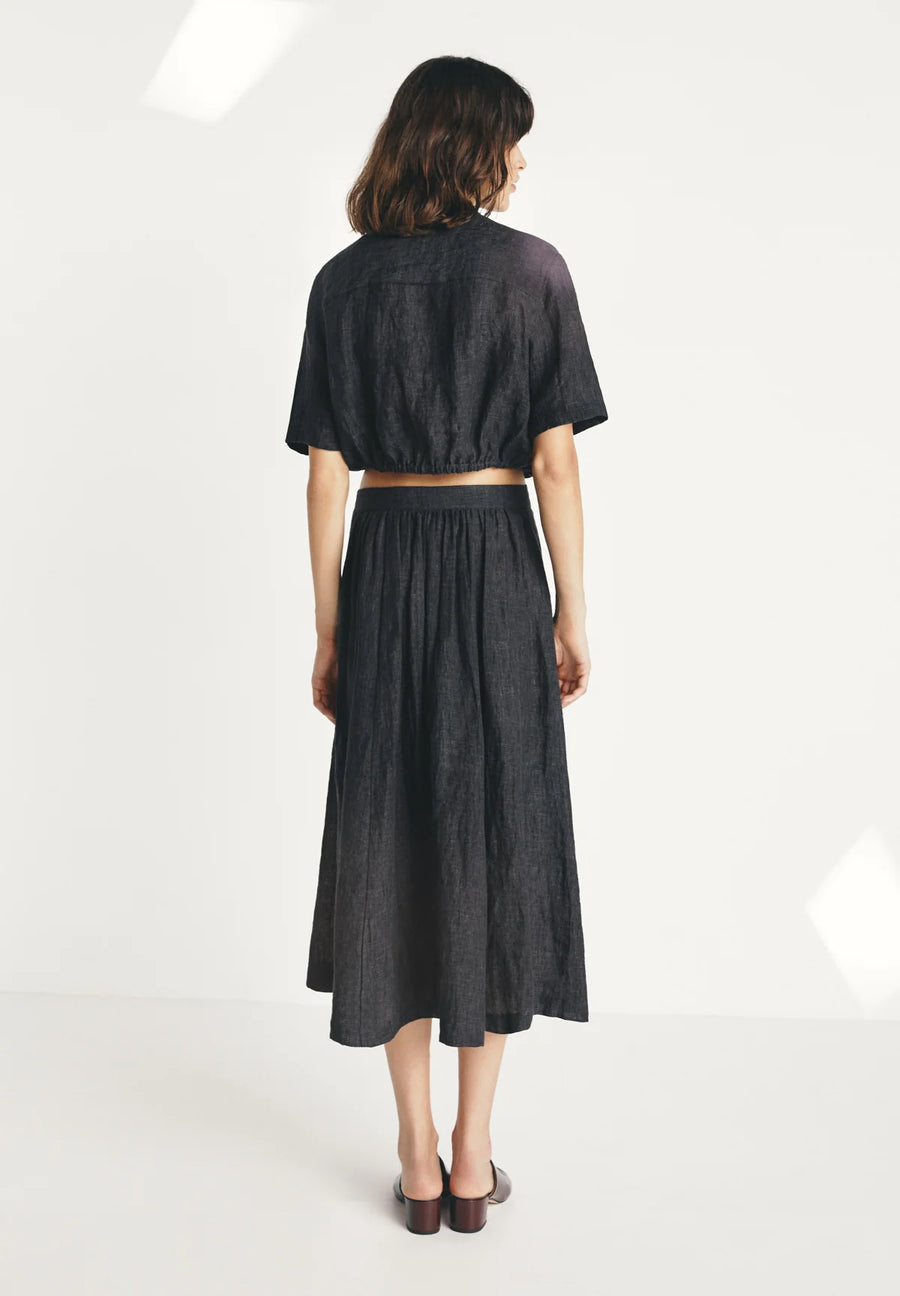 Flavia Skirt - Carbon