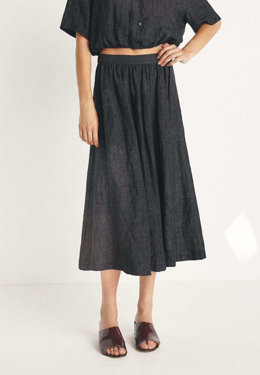 Flavia Skirt - Carbon