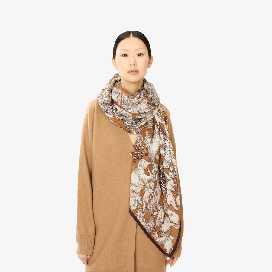 Scarf 100 - Turgot - Caramel