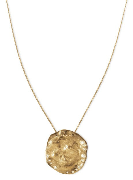 Izia Necklace - 14K Rose Gold + 9K Yellow Gold