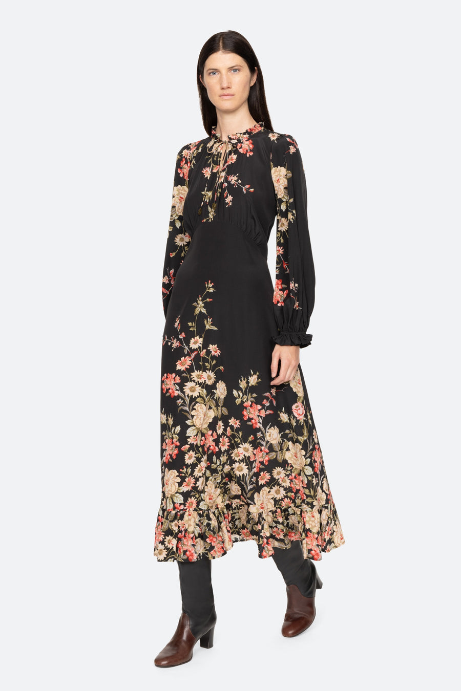 Jolie Print Midi Dress - Multi
