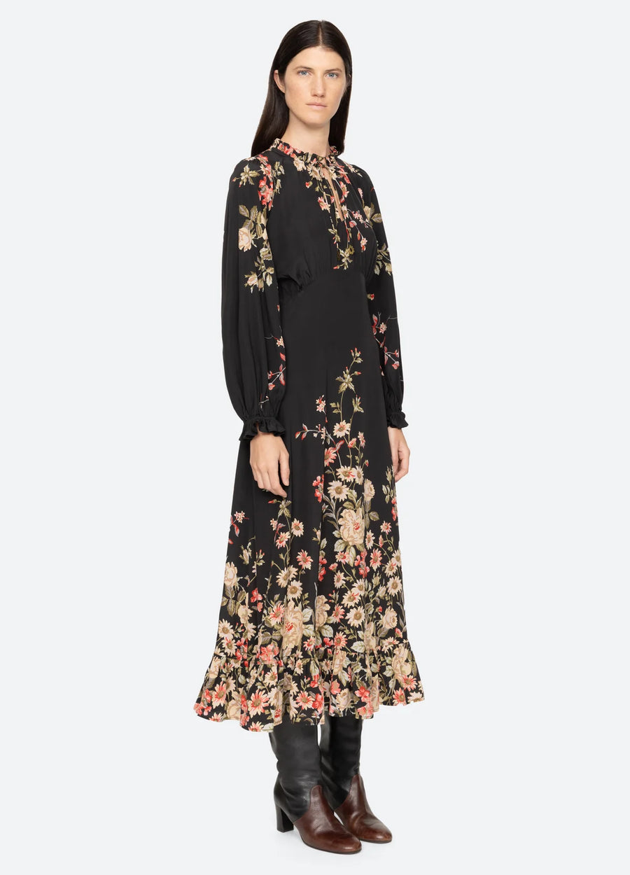 Jolie Print Midi Dress - Multi