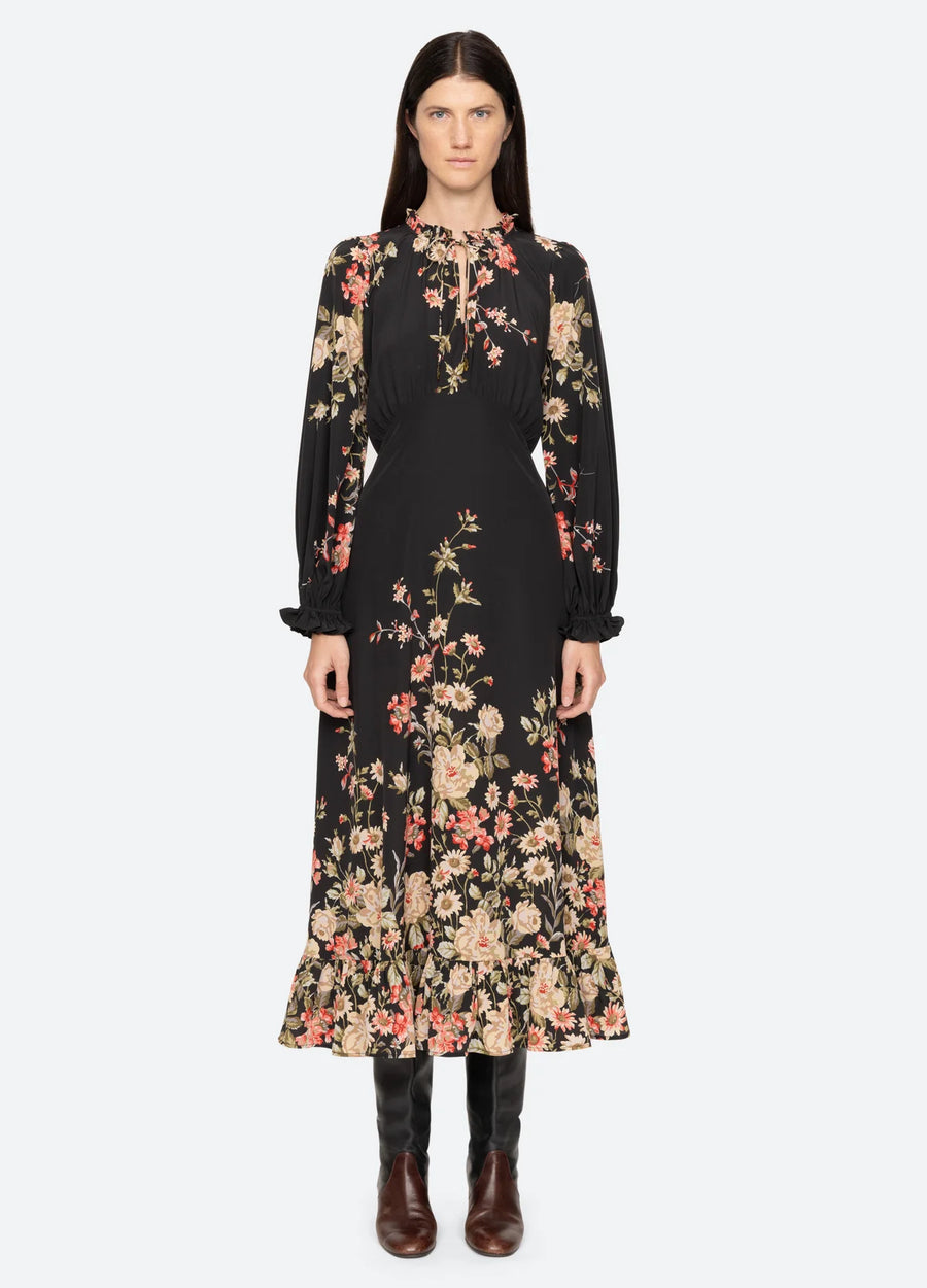 Jolie Print Midi Dress - Multi