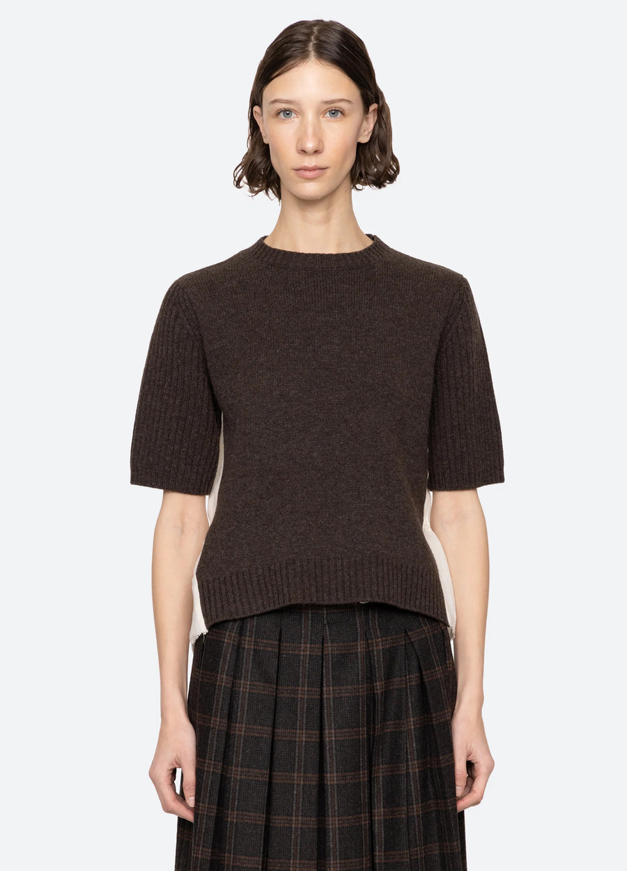 Mallory S/S Sweater - Coffee