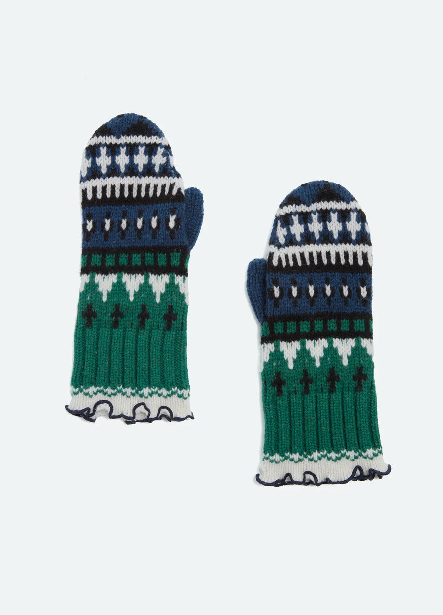 Linea Mittens - Green