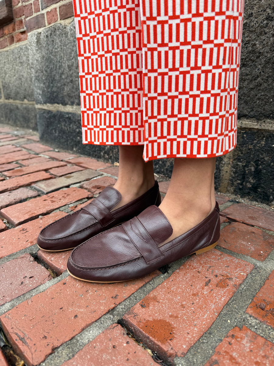 Geo Jacquard Charlie Pant - Orange Combo (By Phone Order Only)