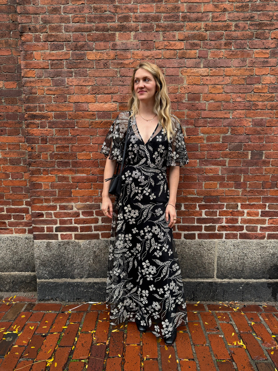 The Festal Dress - Brocade Floral