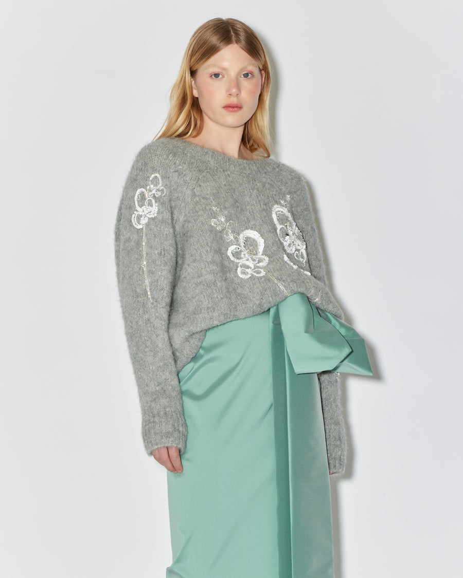 Pull Orchidea - Orchid Jewels - Light Grey Melange