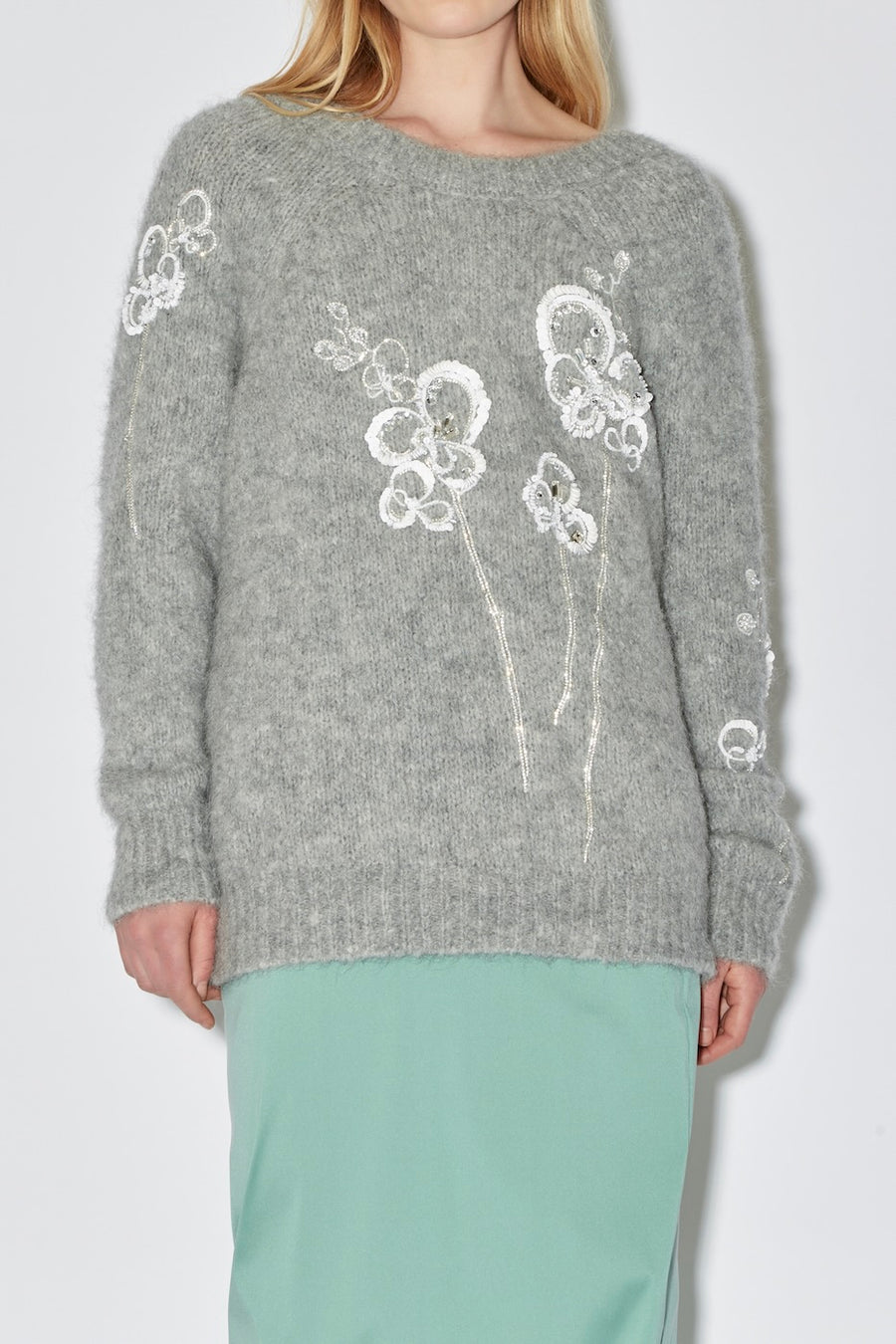 Pull Orchidea - Orchid Jewels - Light Grey Melange