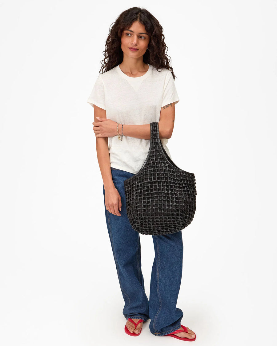 Bando - Black Knot Woven Leather