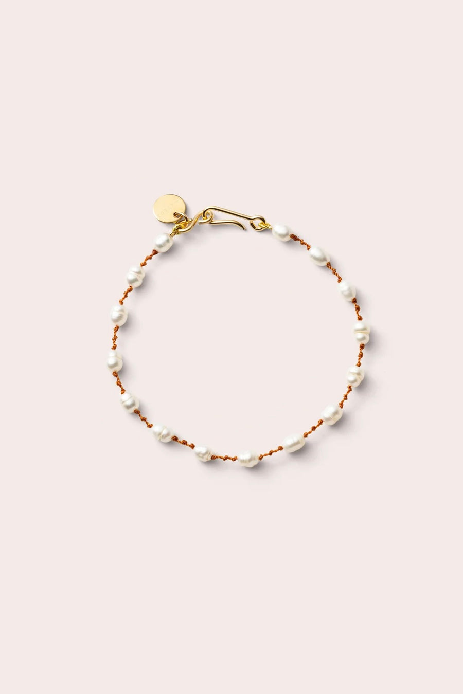 Bird Mini Bracelet - White Freshwater Pearl