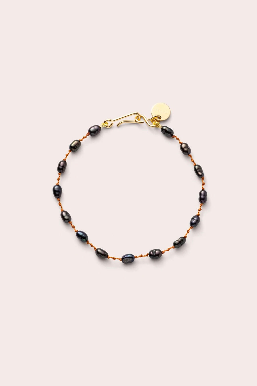 Bird Mini Bracelet - Grey Freshwater Pearl