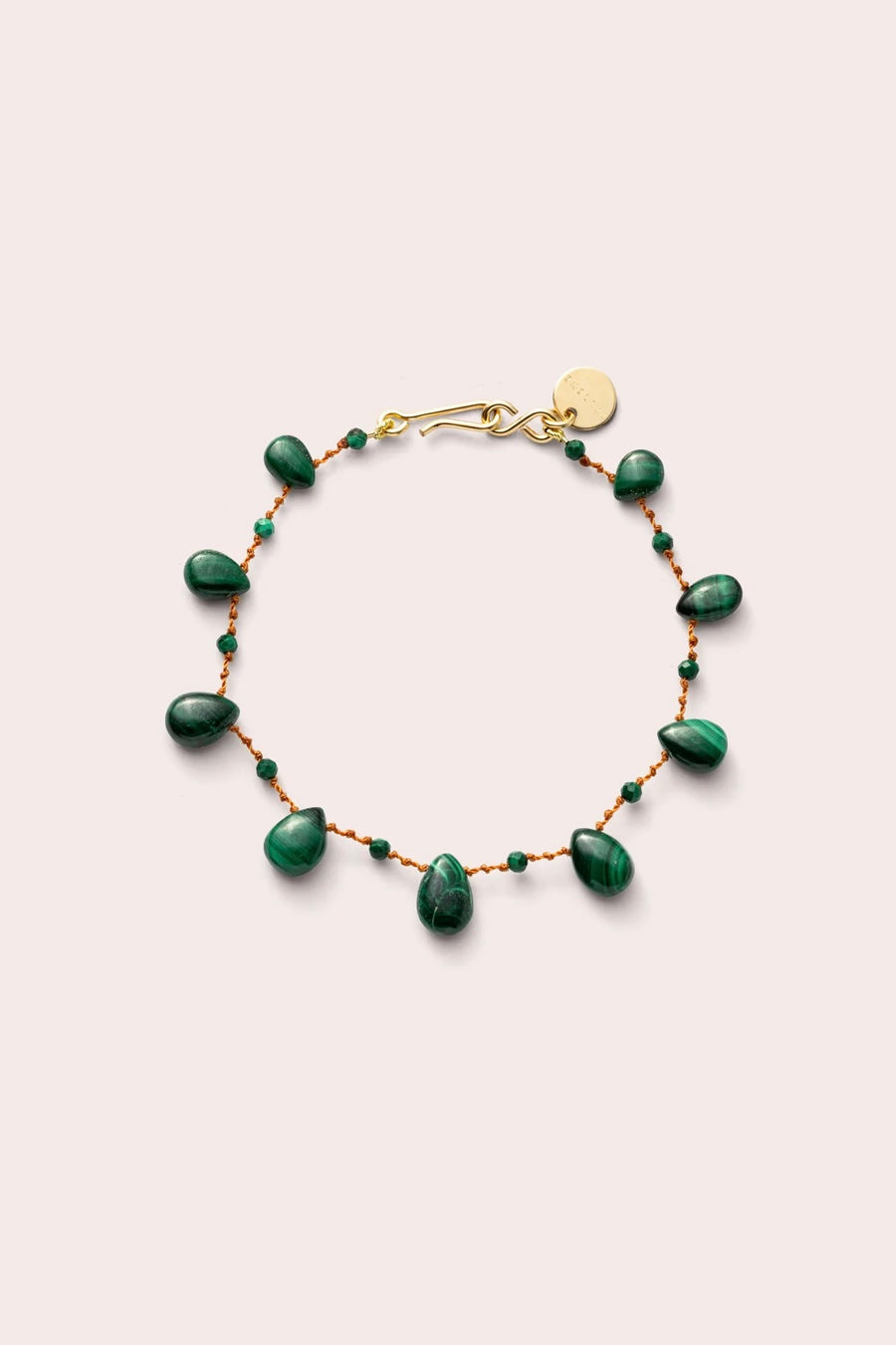Savannah Drops & Beads Bracelet - Malachite