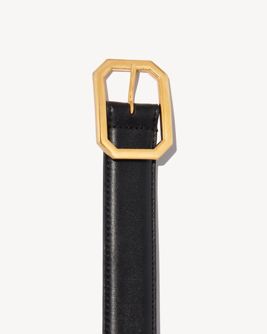 Anais Belt - Black/Brass