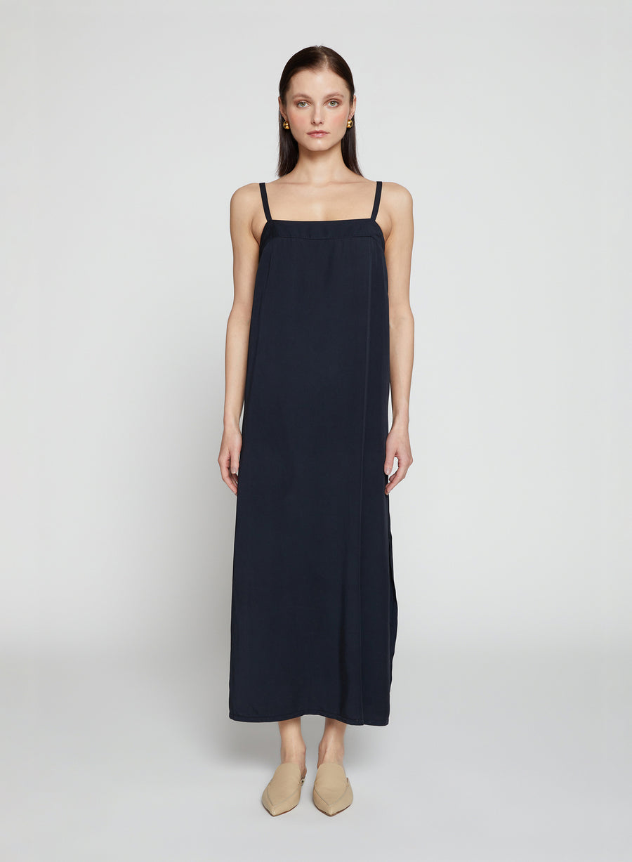 Dove Modal Slip Dress - Black