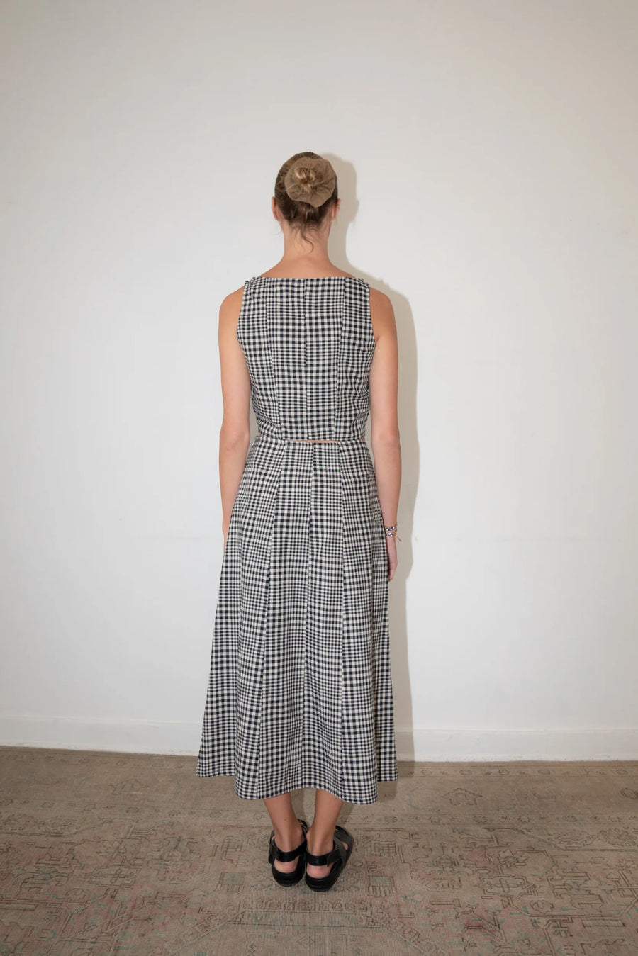 Claude Top - Navy Plaid