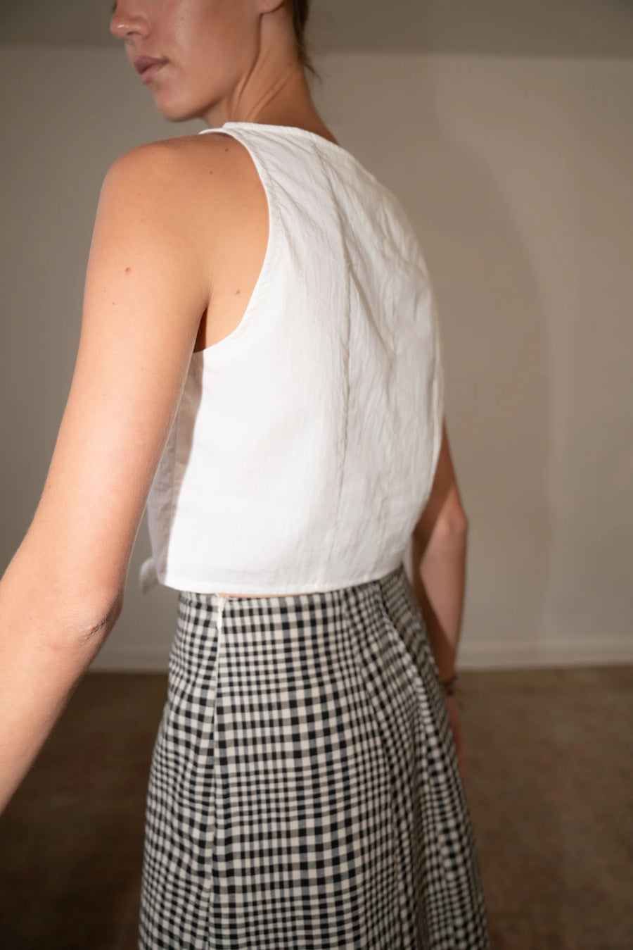Claude Top - White