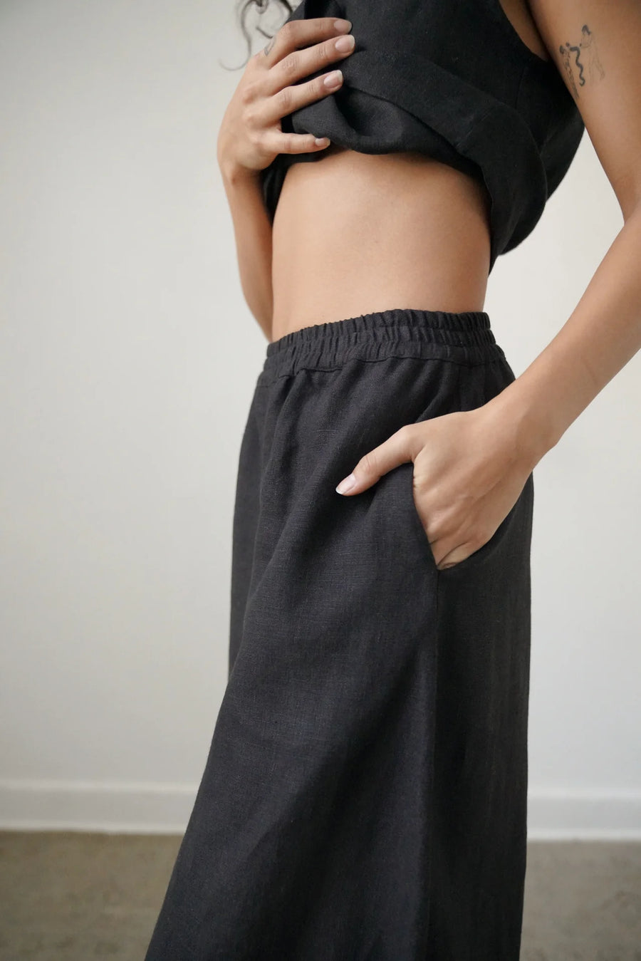Kono Pant - Washed Black