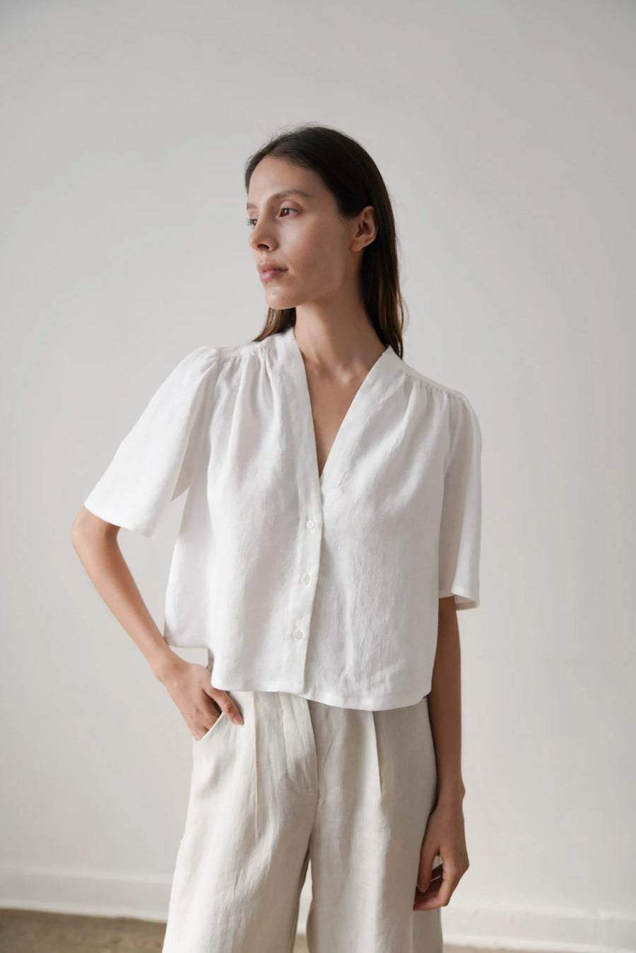 Ceci Top - White
