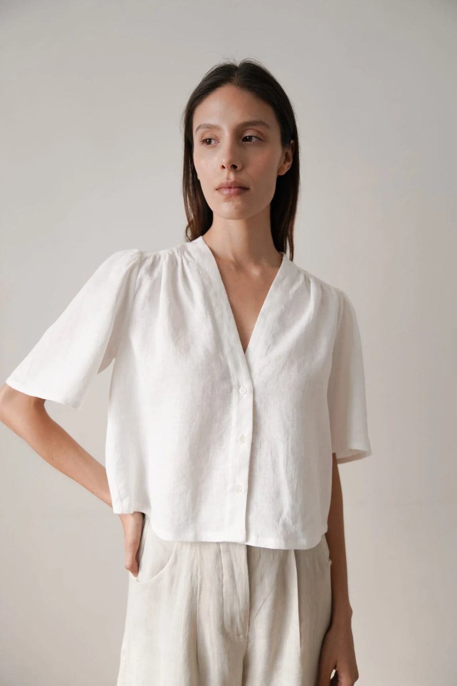 Ceci Top - White